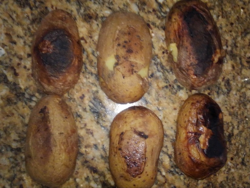 Baked potato skins